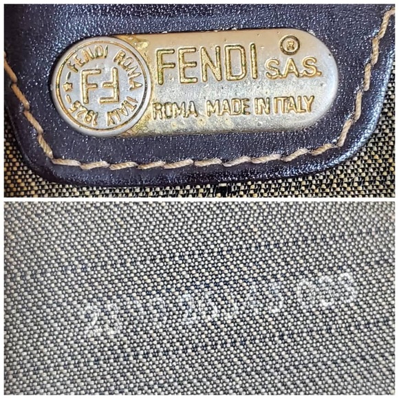 Authentic Fendi zucca Book Tote/Tote - Picture 4 of 12